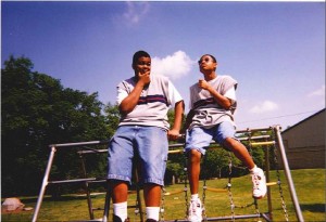 The Hype Men on Twins Day in 1999